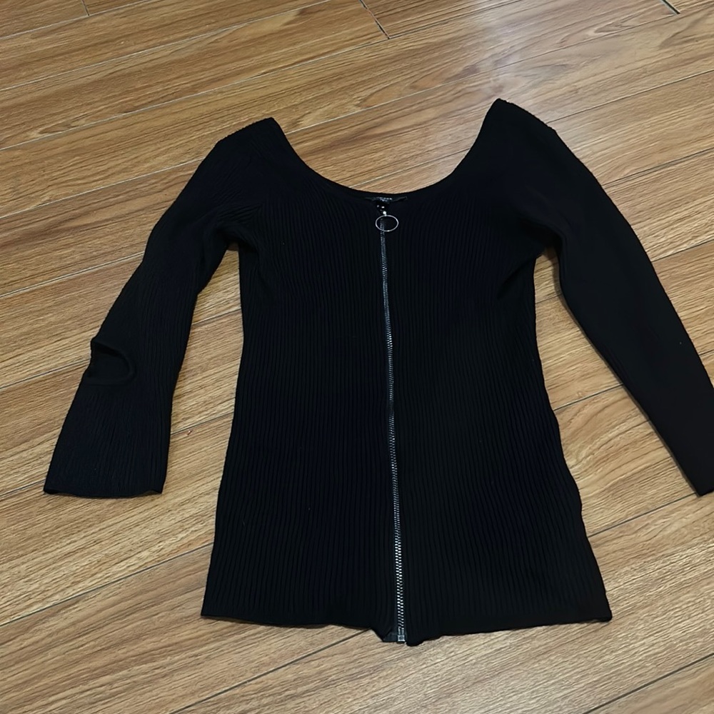 Guess Zipper Front Top